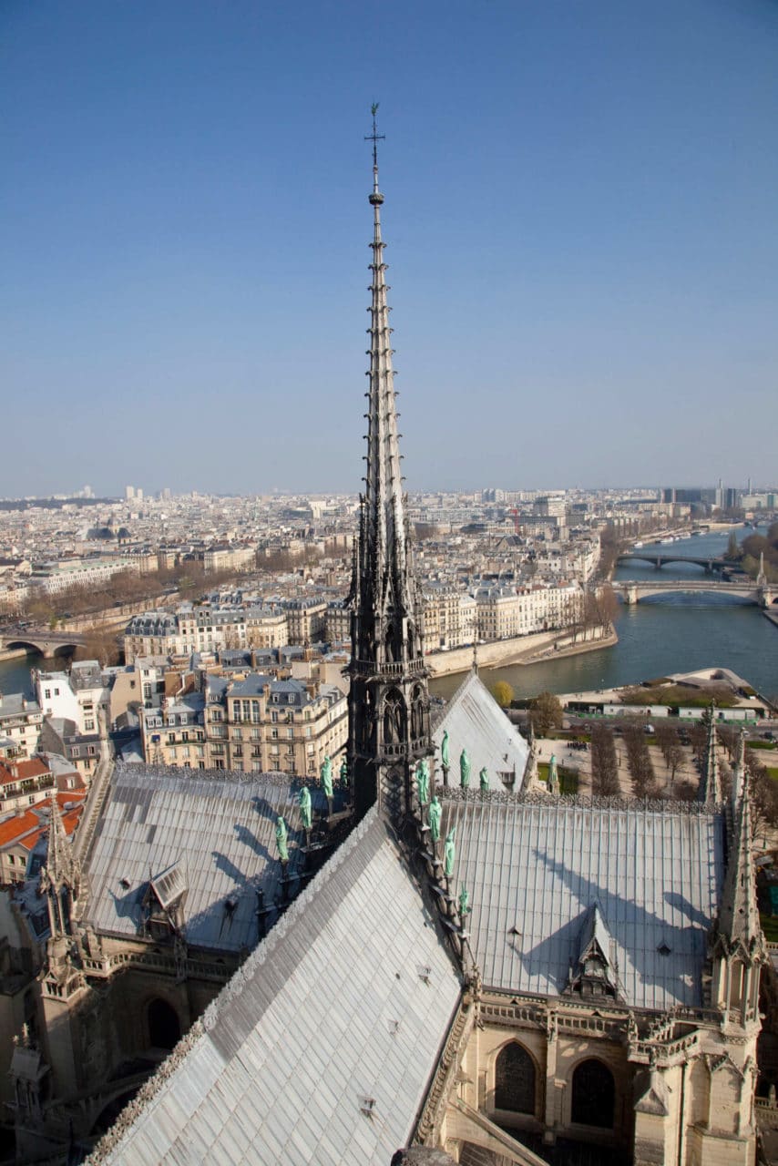 Notre-dame de Paris spire to be rebuilt as 19th century model