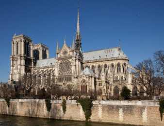 This is a picture of Notre-Dame de Paris - Notre-Dame Cathedral before the fire