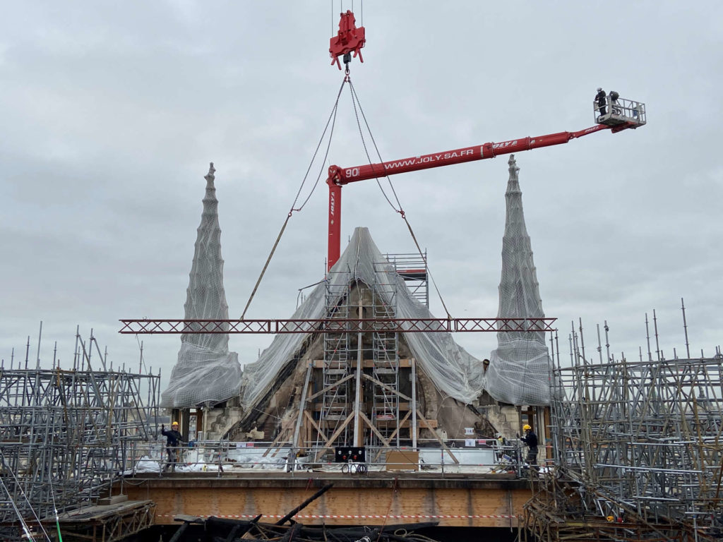 Notre Dame scaffolding removal is complete! It was completed on November 24th 2020