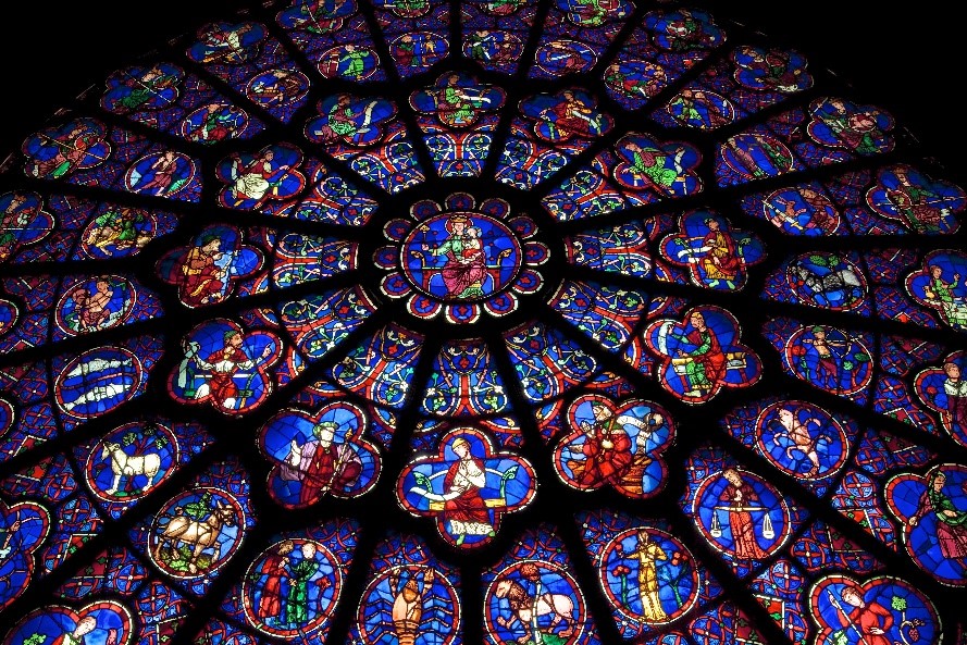 Notre Dame de Paris Cathedral window - www.weeklybangalee.com