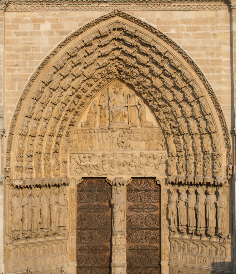 Notre Dame portail jugement