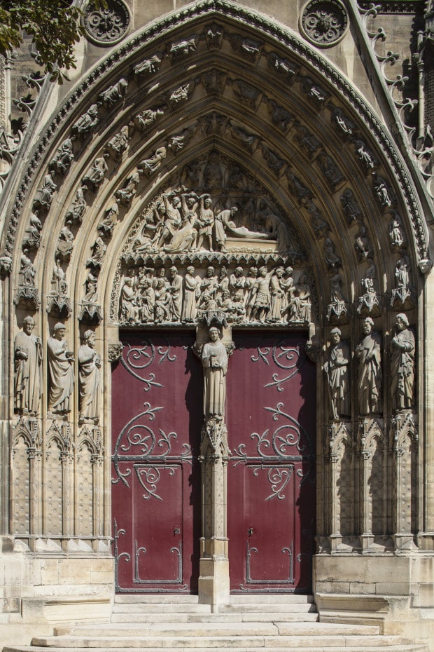 Notre Dame portail saint etienne