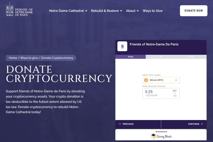 How to donate to Notre-Dame Cathedral: You can now donate cryptocurrency to help rebuild Notre-Dame