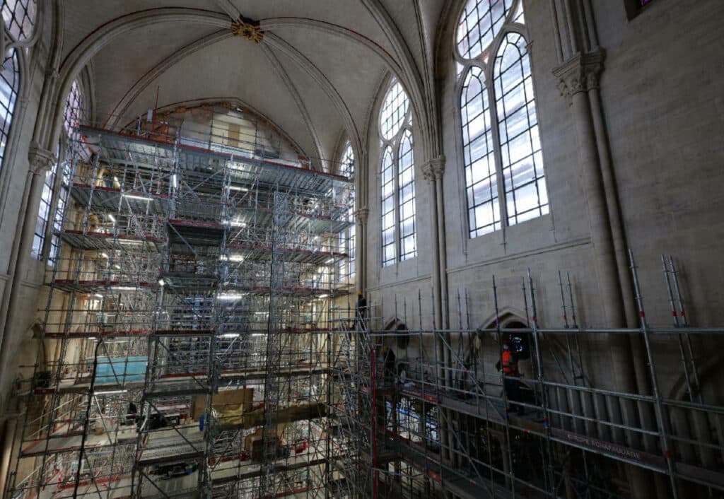 Notre Dame Reconstruction Restoration Progress Update 2023 2