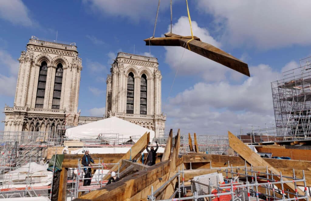 Notre Dame Reconstruction Restoration Progress Update 2023 4