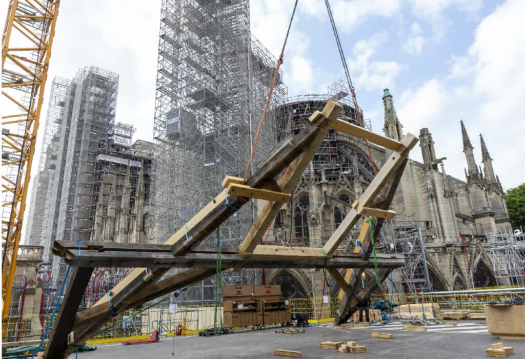 Notre Dame Reconstruction Restoration Progress Update 2023 7