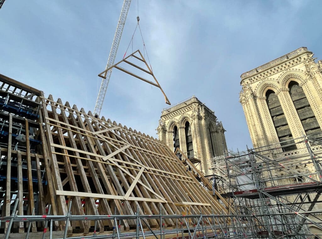 Notre Dames remarkable rebirth in The Economist exterior